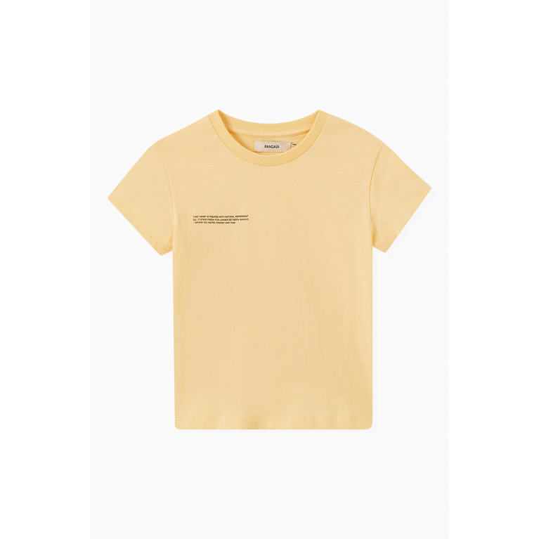Pangaia - Organic Cotton T-shirt Buttercup Yellow