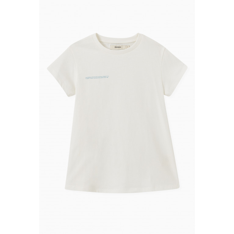 Pangaia - Organic Cotton T-shirt Dress Off White