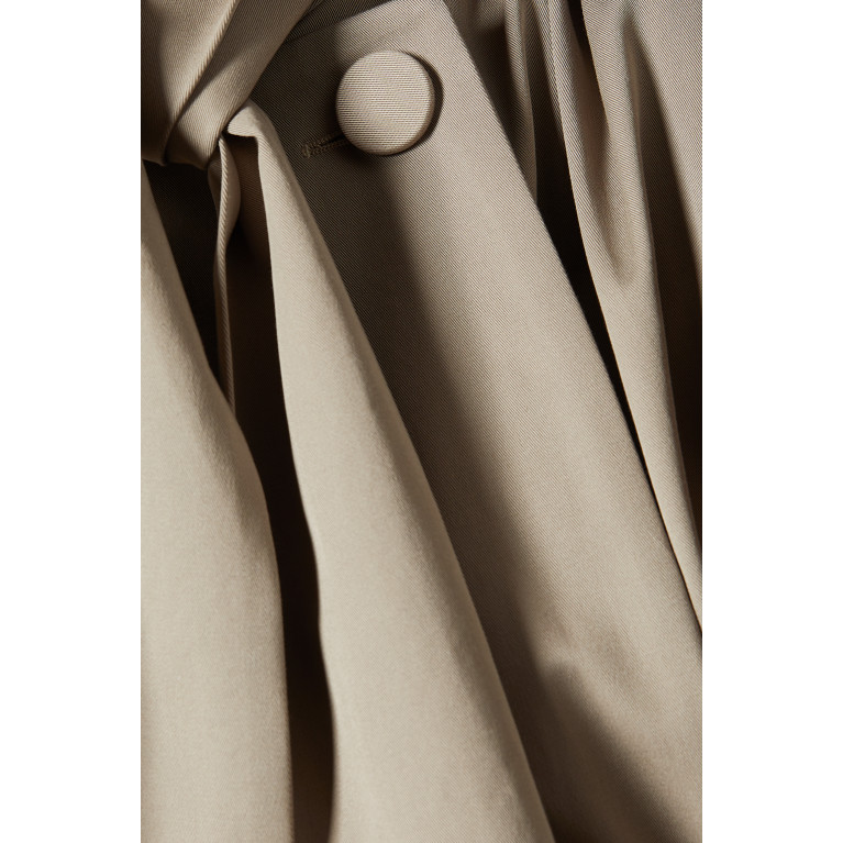 Balenciaga - Trench Coat Dress in Cotton Gabardine