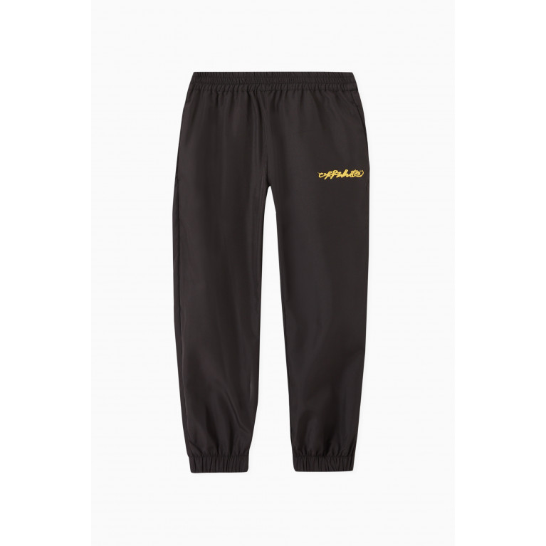 Off-White - Script Logo Pants in Technical Fabric