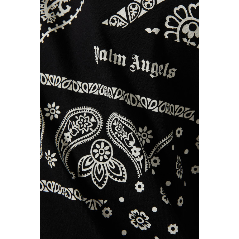 Palm Angels - Bandana T-shirt in Cotton Jersey