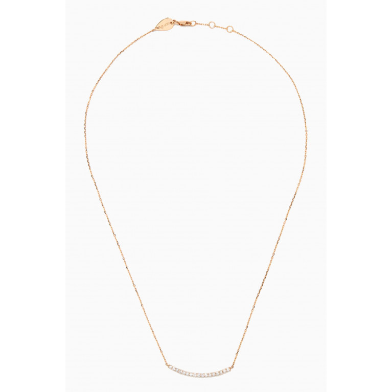 Aquae Jewels - Ophelia Necklace with Diamonds in 18kt Yellow Gold