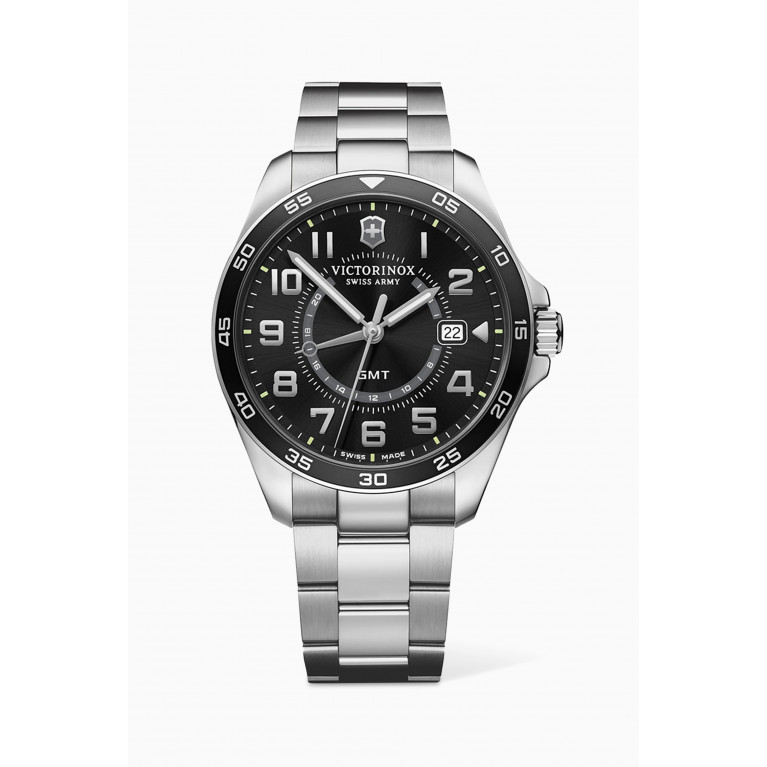 Victorinox - 42mm FieldForce Classic GMT Quartz Watch