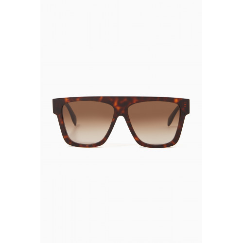 Alexander McQueen - Selvedge Flat Top Sunglasses