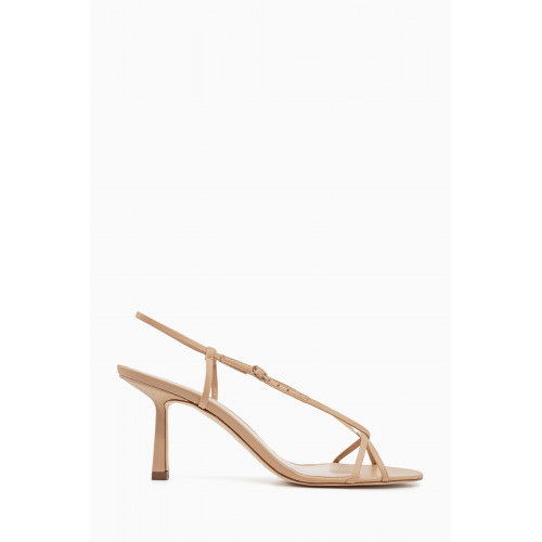 Studio Amelia - Entwined 70 Strappy Sandals in Nappa Neutral