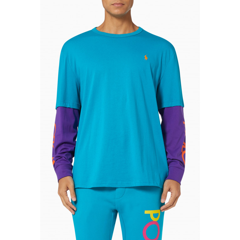 Polo Ralph Lauren - Spectre Logo Long Sleeve T-shirt in Cotton