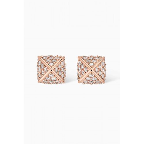 Korloff - Korlove Earrings with Diamonds in 18kt Rose Gold