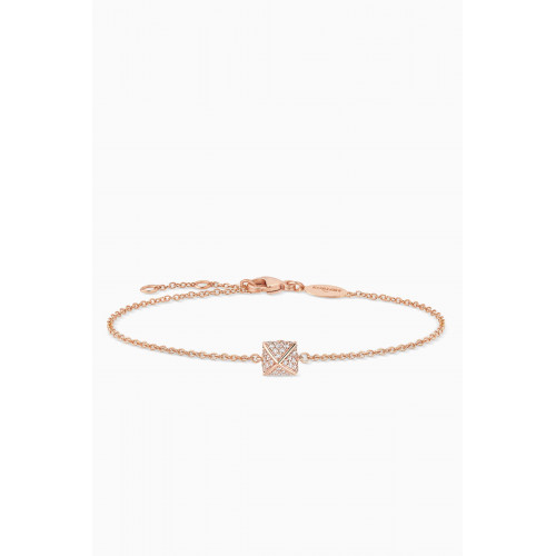 Korloff - Korlove Bracelet with Diamonds in 18kt Rose Gold