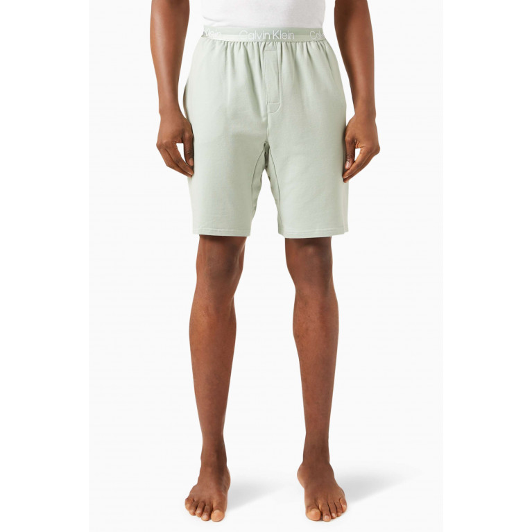 Calvin Klein - Modern Structure Lounge Shorts in Terry Green