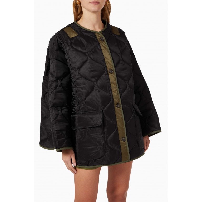 Frankie Shop - Teddy Jacket in Quilted Nylon