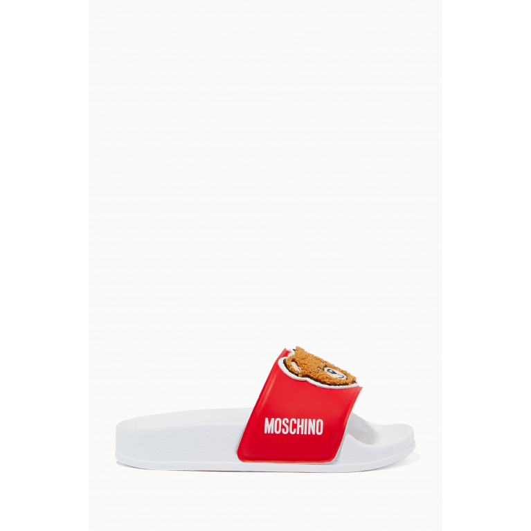 Moschino - Teddy Bear Slides in Rubber