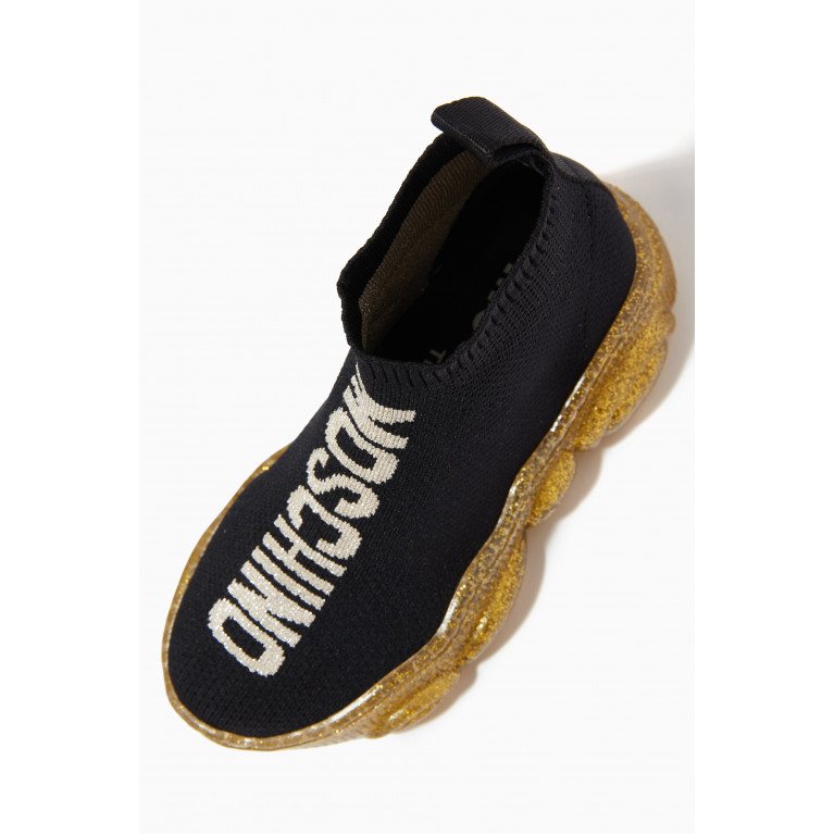Moschino - Teddy Bear Sock Sneakers in Nylon