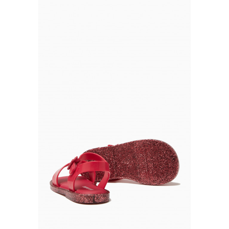 Mini Melissa - Mar Open-toe Sandals Red