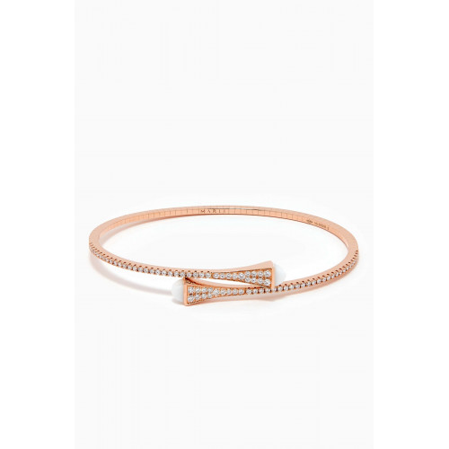Marli - Cleo Diamond Slim Bracelet in 18kt Rose Gold