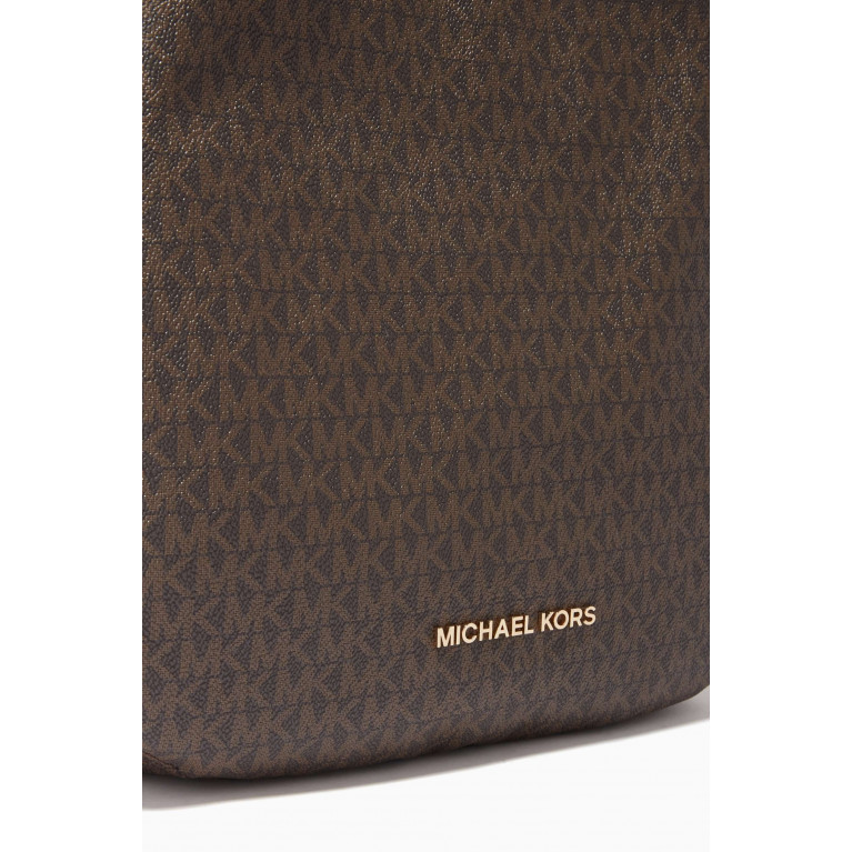 MICHAEL KORS - Large Lillie Shoulder Bag in Logo Canvas