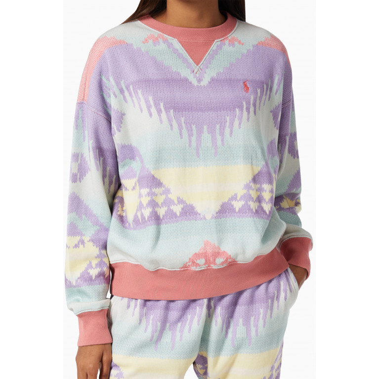 Polo Ralph Lauren - Southwestern Sweatshirt in Cotton Blend Fleece