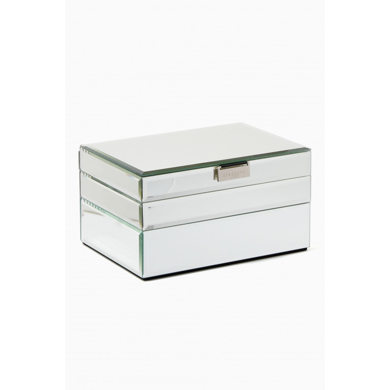 Stackers - Classic Jewellery Box Open Layer in Mirror Glass