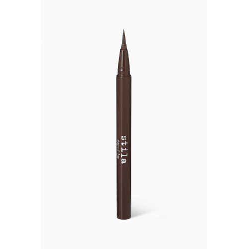 Stila - Dark Brown Stay All Day® Waterproof Liquid Eye Liner - Micro Tip, 0.5ml