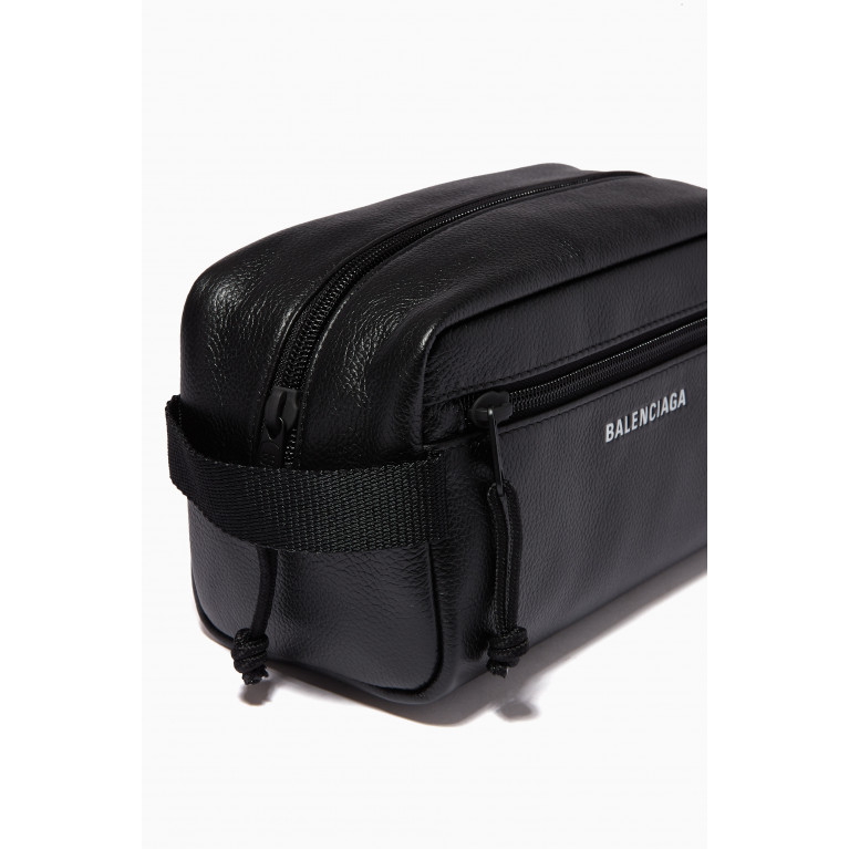 Balenciaga - Explorer Wash Bag in Grained Calf Leather