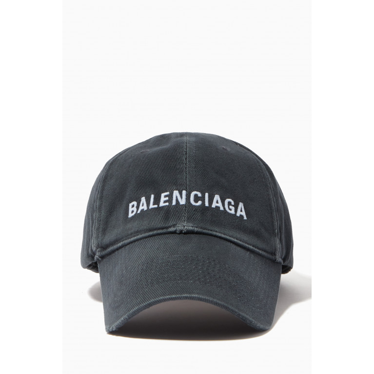 Balenciaga - Logo Cap in Cotton Drill