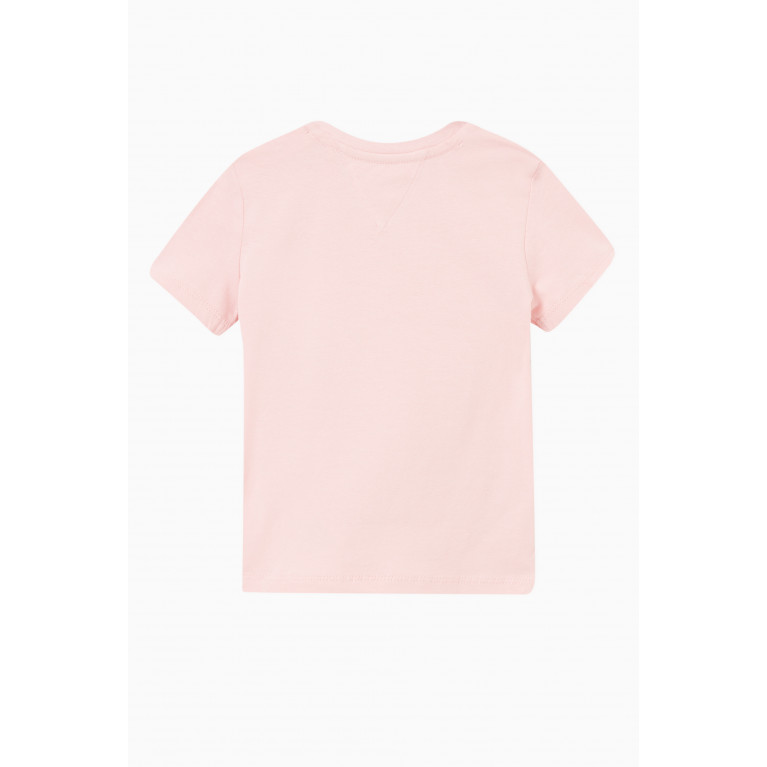 Tommy Hilfiger - Essential T-shirt in Organic Cotton Jersey Pink
