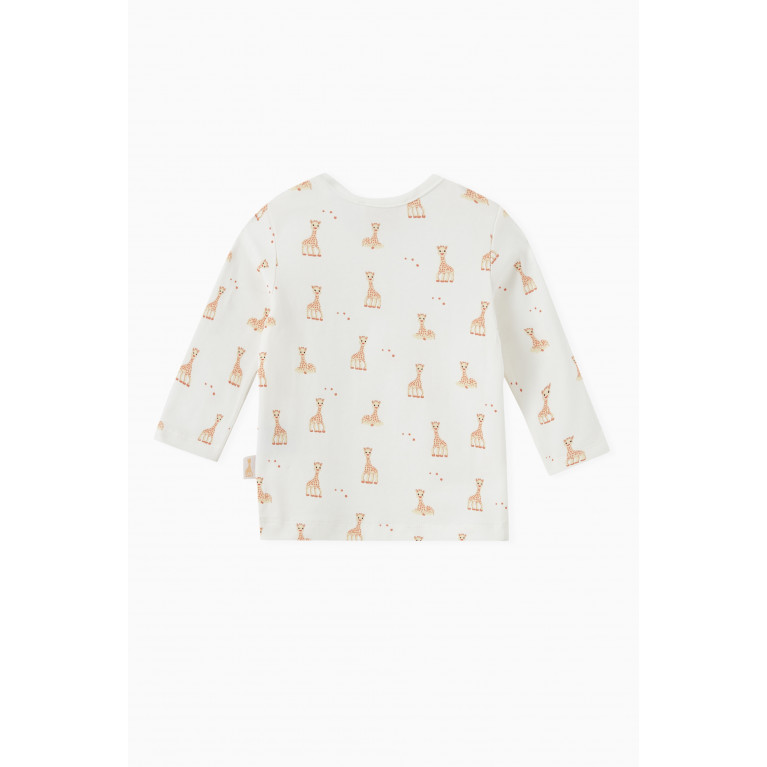 Sophie La Girafe - Giraffe Print T-shirt in Cotton