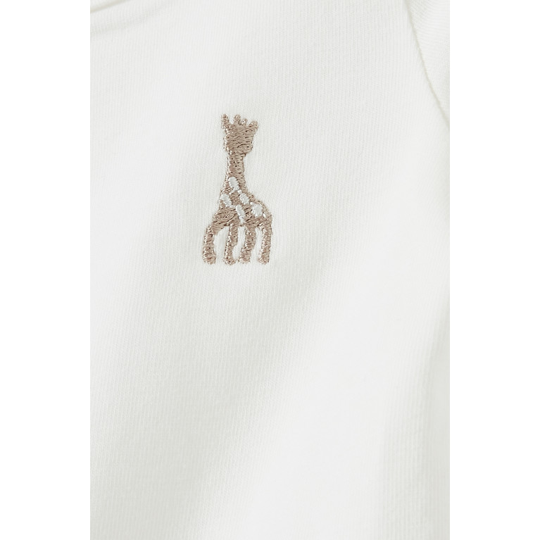 Sophie La Girafe - Long Sleeve T-shirt in Organic Cotton Jersey Neutral