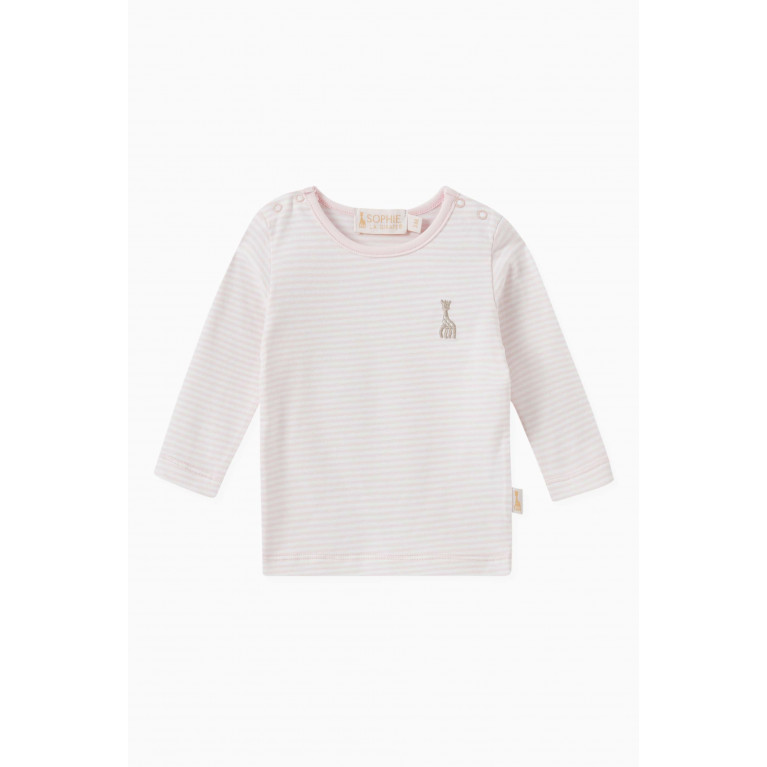 Sophie La Girafe - Stripe T-shirt in Cotton