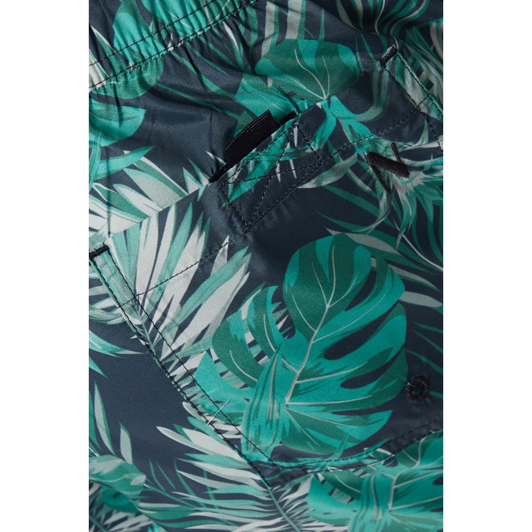 NASS - Rio Swim Shorts with Tropical Print Multicolour