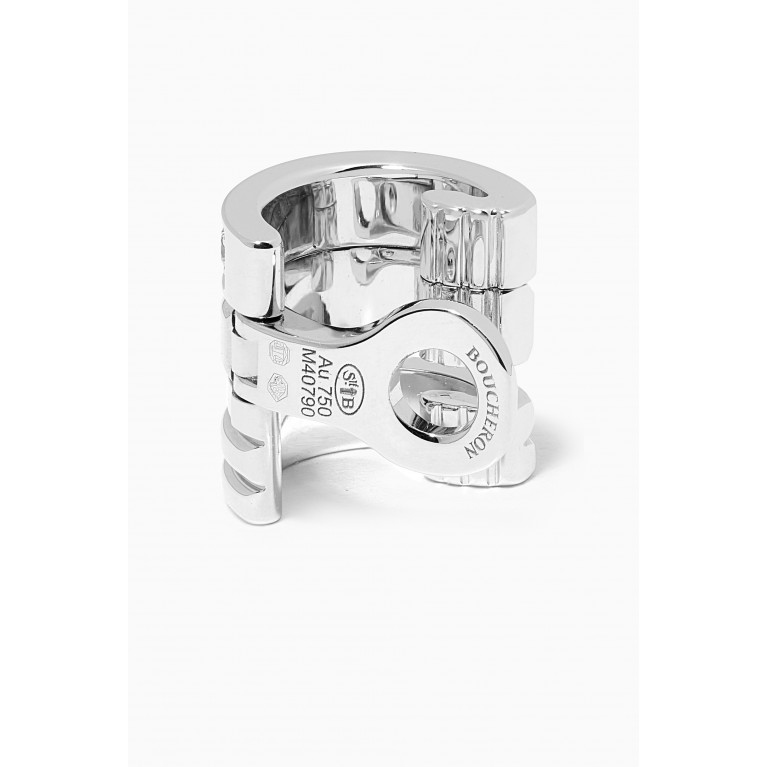 Boucheron - Quatre Radiant Edition Single Clip Earring in 18kt White Gold