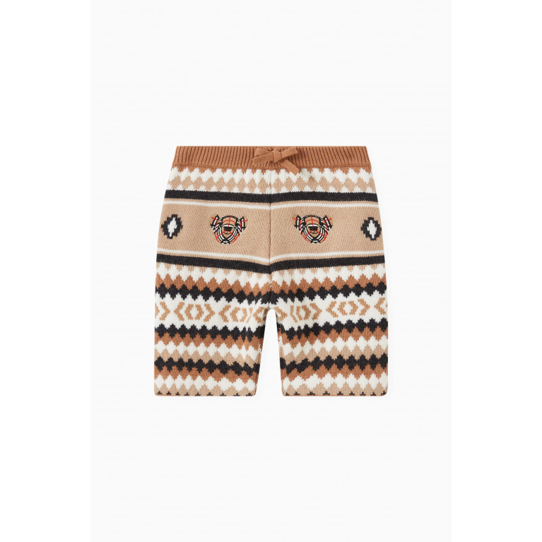 Burberry - Shorts in Fair Isle Wool Cashmere
