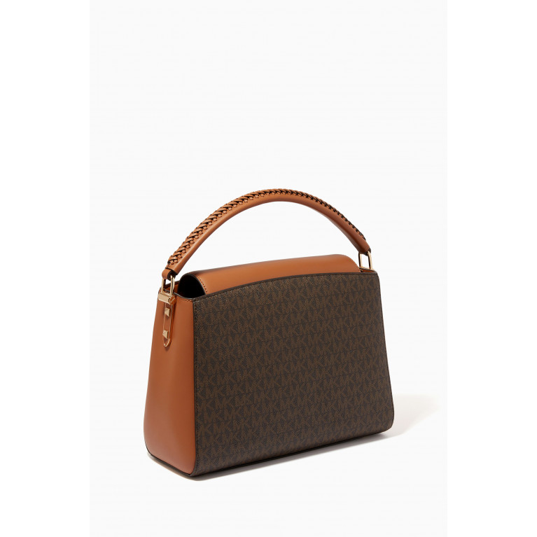 MICHAEL KORS - Medium Karlie Crossbody Bag in Logo-print Canvas & Leather