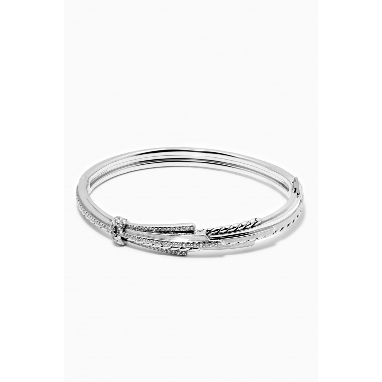 David Yurman - Angelika™ Bracelet with Pavé Diamonds in Sterling Silver