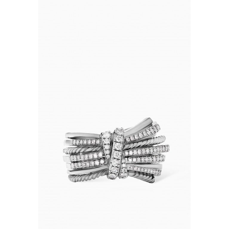 David Yurman - Angelika™ Ring with Pavé Diamonds in Sterling silver