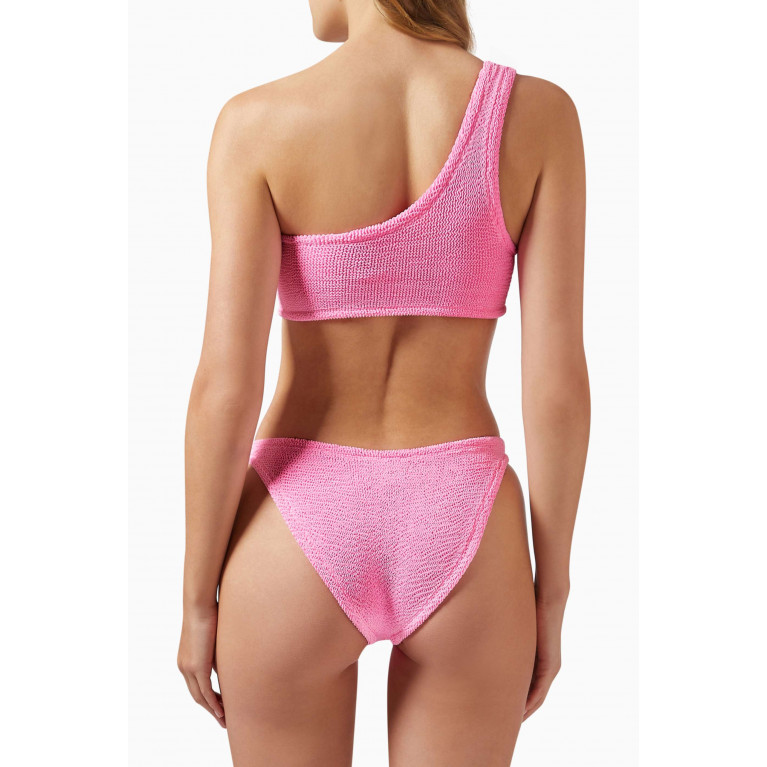 Hunza G - Nancy Bikini Set in Stretch Nylon Pink