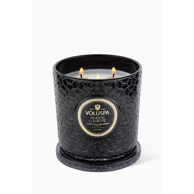 Voluspa - Ambre Lumiere Luxe Candle, 850g