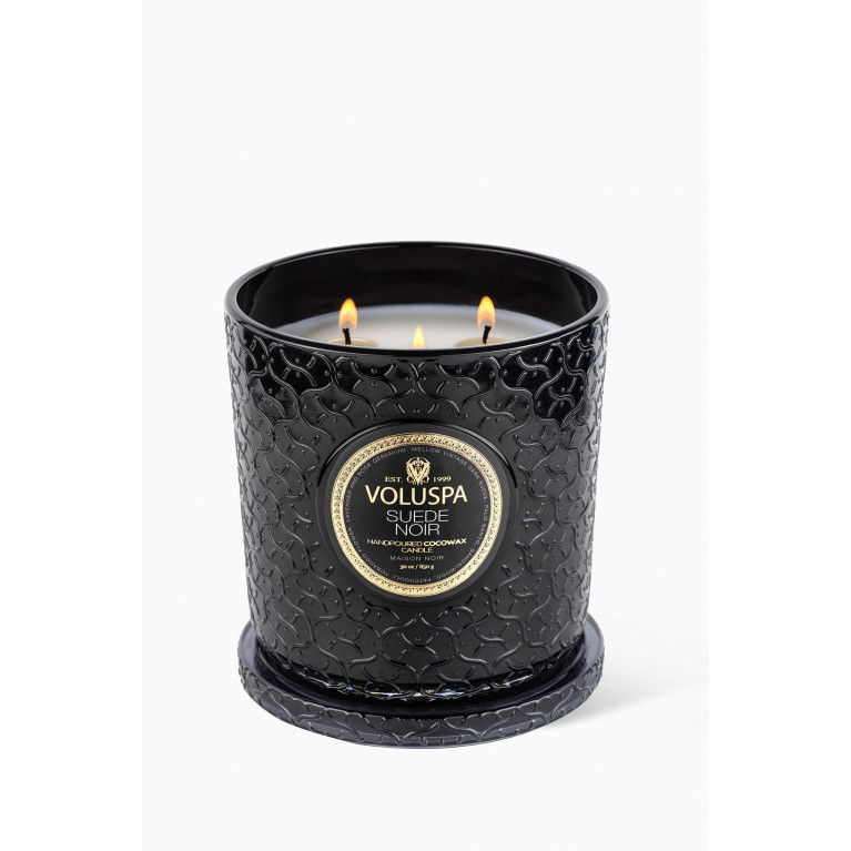Voluspa - Suede Noir Luxe Candle, 850g