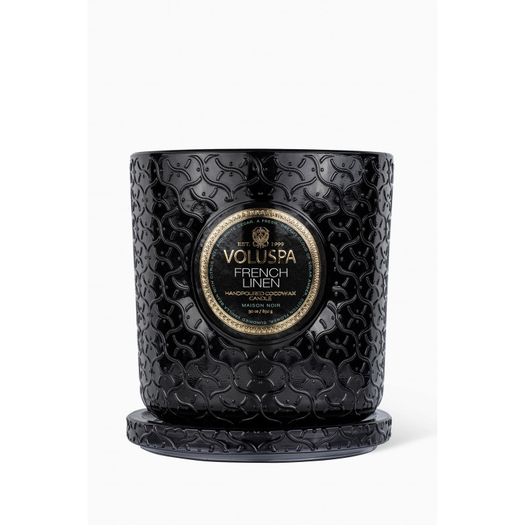 Voluspa - French Linen Luxe Candle, 850g