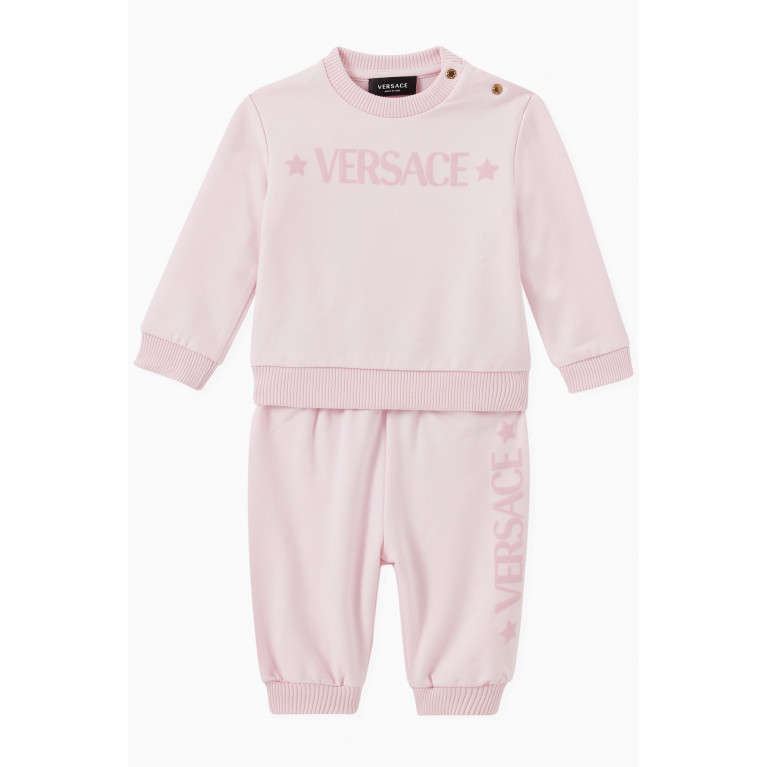 Versace - Logo Sweats Set in Cotton Terry