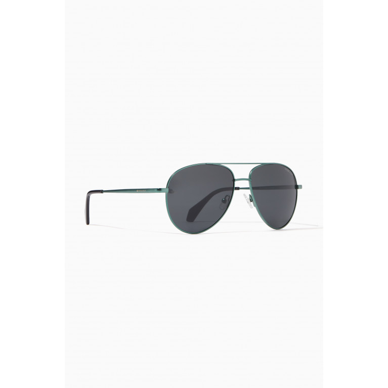 Roderer - James Aviator Limited Edition Green Sunglasses