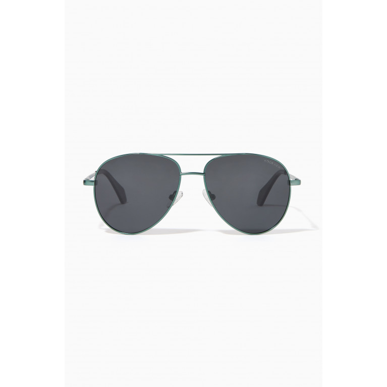 Roderer - James Aviator Limited Edition Green Sunglasses