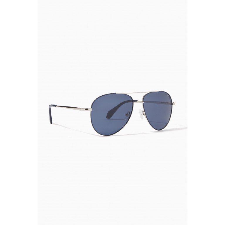 Roderer - James Aviator Sunglasses Blue