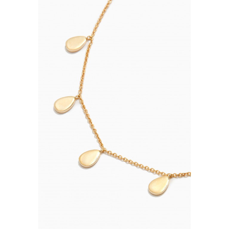 Awe Inspired - Teardrop Necklace in 14kt Yellow Gold Vermeil Yellow