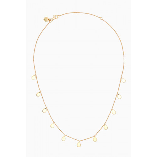 Awe Inspired - Teardrop Necklace in 14kt Yellow Gold Vermeil Yellow