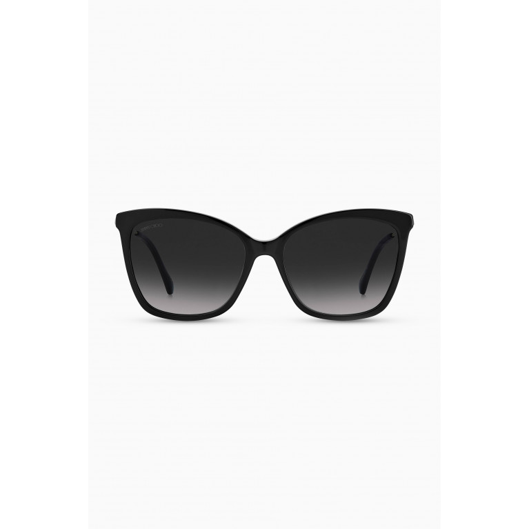 Jimmy Choo - Maci D-frame Sunglasses in Metal & Acetate
