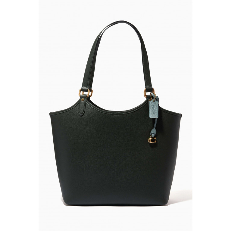 Coach - Day Tote in Pebble Leather Green