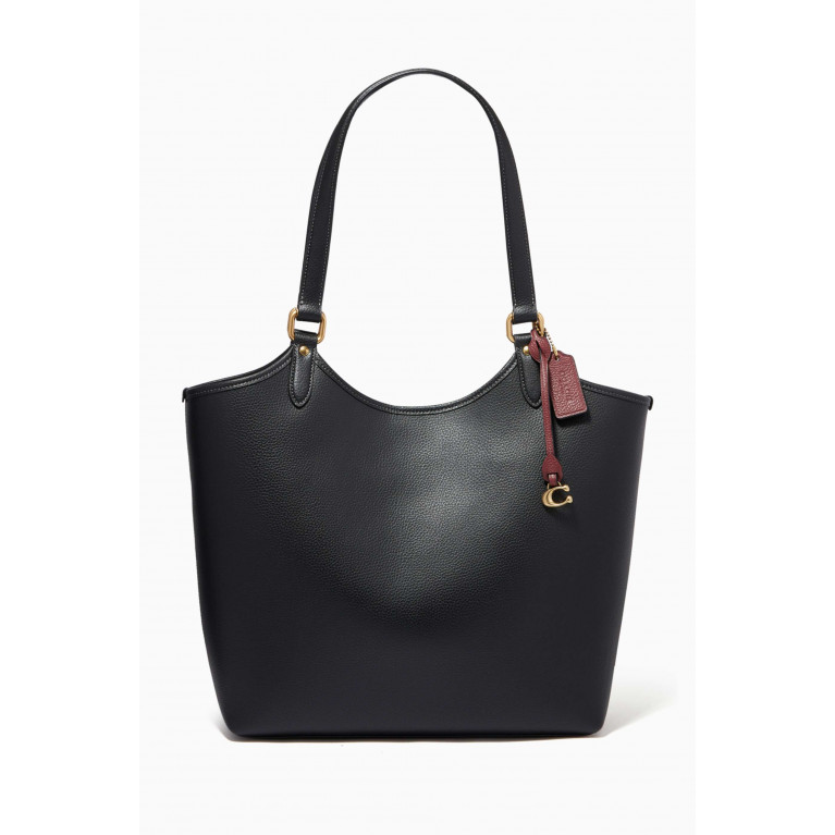 Coach - Day Tote in Pebble Leather Black