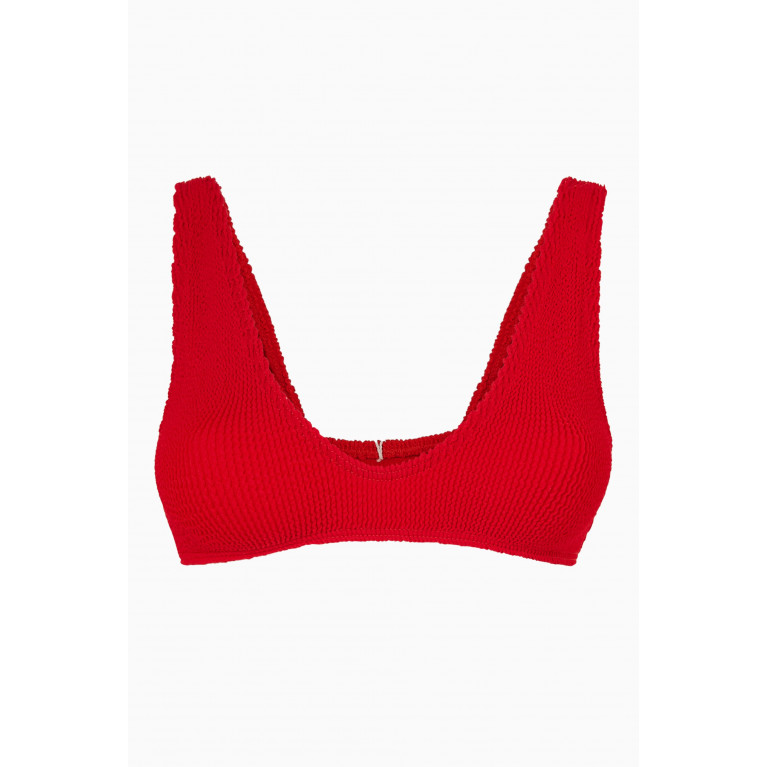 Bond-Eye - Scout Crop Eco Bikini Top Red