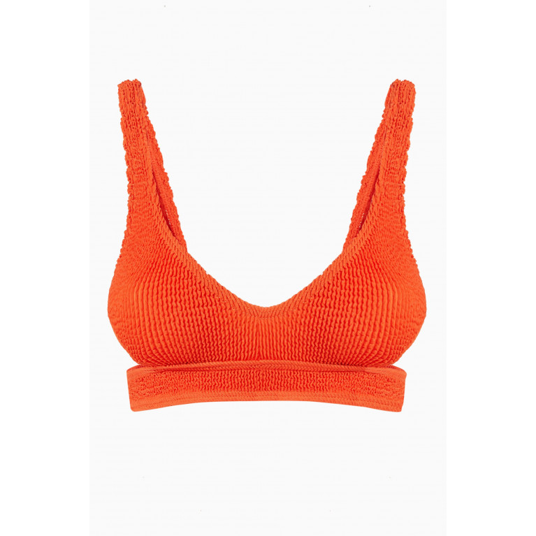 Bond-Eye - Nino Eco Crop Bikini Top Orange