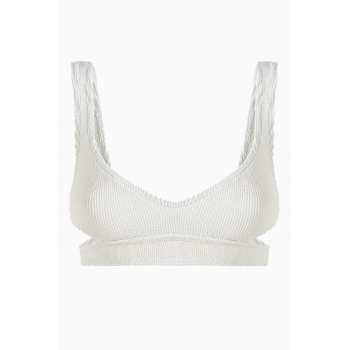 Bond-Eye - Nino Eco Crop Bikini Top White